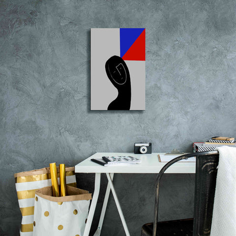 Image of 'Square Thought' by Cesare Bellassai, Canvas Wall Art,12 x 18