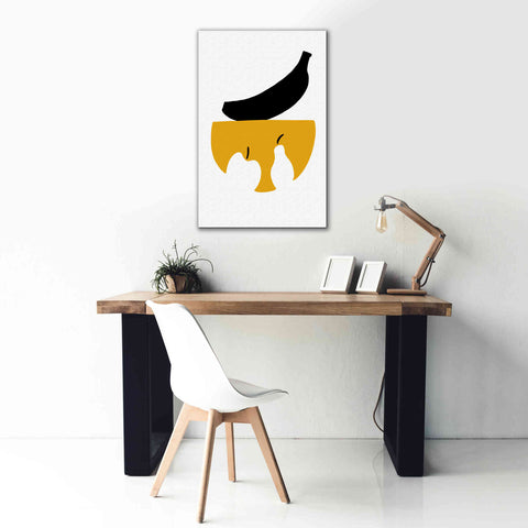 Image of 'Still Life with Black Banana' by Cesare Bellassai, Canvas Wall Art,26 x 40