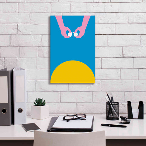 Image of 'Sunrise with Breakfast' by Cesare Bellassai, Canvas Wall Art,12 x 18