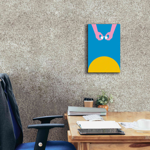 Image of 'Sunrise with Breakfast' by Cesare Bellassai, Canvas Wall Art,12 x 18