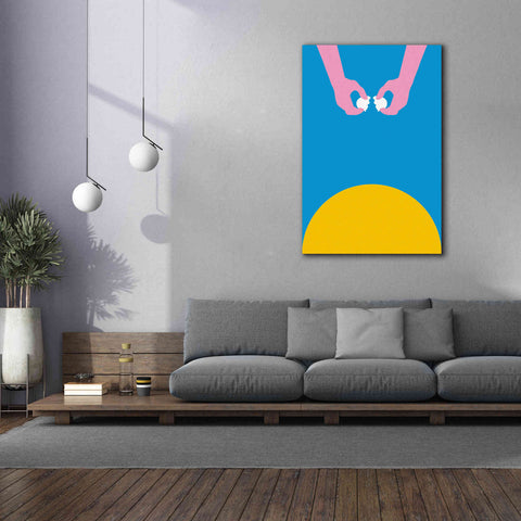 Image of 'Sunrise with Breakfast' by Cesare Bellassai, Canvas Wall Art,40 x 60