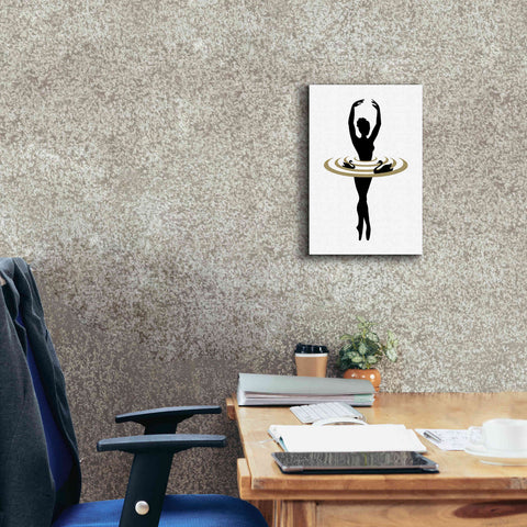 Image of 'The Black Swan' by Cesare Bellassai, Canvas Wall Art,12 x 18