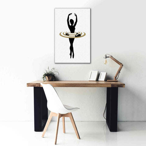 Image of 'The Black Swan' by Cesare Bellassai, Canvas Wall Art,26 x 40