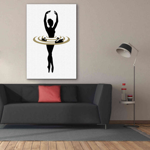 Image of 'The Black Swan' by Cesare Bellassai, Canvas Wall Art,40 x 60
