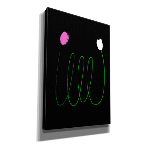 Image of 'Two Tulips' by Cesare Bellassai, Canvas Wall Art,12x18x1.1x0,18x26x1.1x0,26x40x1.74x0,40x60x1.74x0