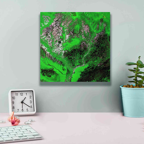 Image of 'Earth as Art: Araca River' Canvas Wall Art,12 x 12
