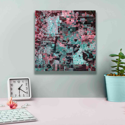 Image of 'Earth as Art: Bolivia Deforestation' Canvas Wall Art,12 x 12