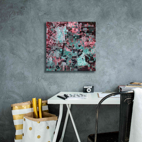 Image of 'Earth as Art: Bolivia Deforestation' Canvas Wall Art,18 x 18