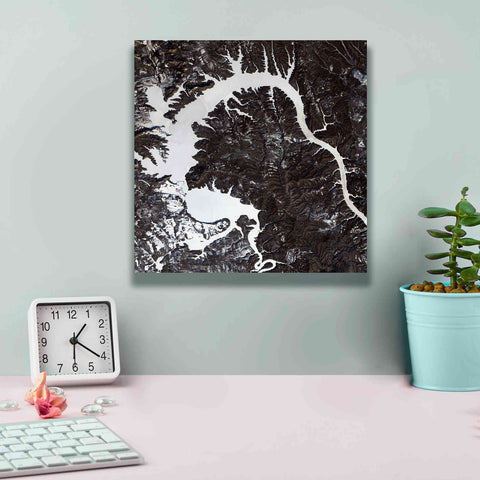 Image of 'Earth as Art: Dragon Lake' Canvas Wall Art,12 x 12