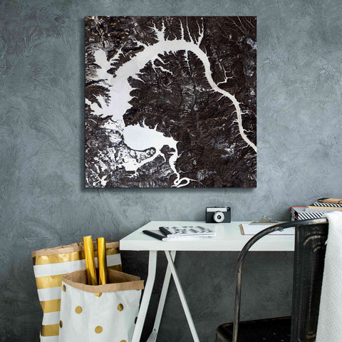 Image of 'Earth as Art: Dragon Lake' Canvas Wall Art,26 x 26
