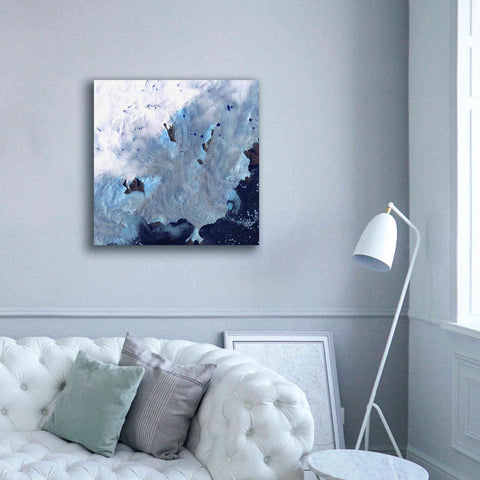 Image of 'Earth as Art: Greenland Coast' Canvas Wall Art,37 x 37
