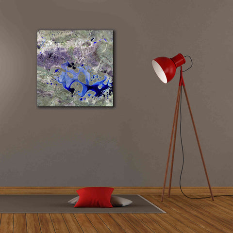 Image of 'Earth as Art: Lake Carnegie' Canvas Wall Art,26 x 26