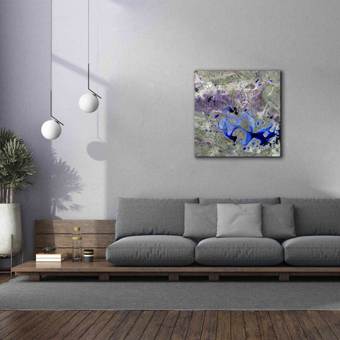 Image of 'Earth as Art: Lake Carnegie' Canvas Wall Art,37 x 37