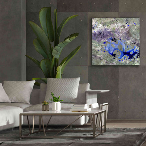 Image of 'Earth as Art: Lake Carnegie' Canvas Wall Art,37 x 37