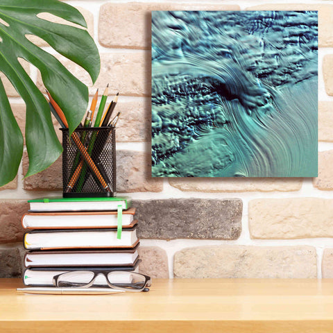 Image of 'Earth as Art: Lambert Glacier' Canvas Wall Art,12 x 12