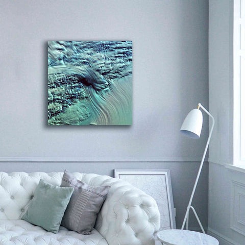 Image of 'Earth as Art: Lambert Glacier' Canvas Wall Art,37 x 37