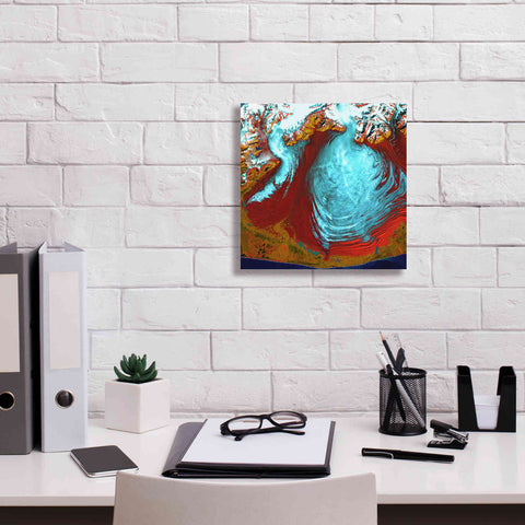 Image of 'Earth as Art: Malaspina Glacier' Canvas Wall Art,12 x 12