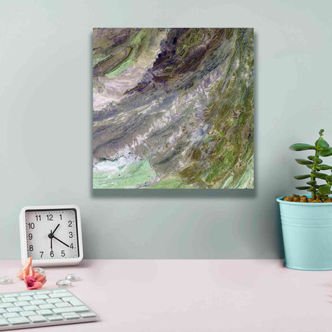 Image of 'Earth as Art: Sulaiman Mountains' Canvas Wall Art,12 x 12