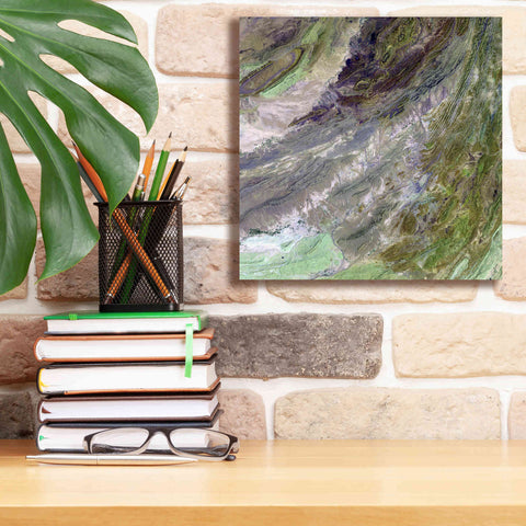 Image of 'Earth as Art: Sulaiman Mountains' Canvas Wall Art,12 x 12