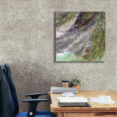 Image of 'Earth as Art: Sulaiman Mountains' Canvas Wall Art,26 x 26