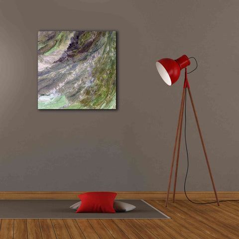 Image of 'Earth as Art: Sulaiman Mountains' Canvas Wall Art,26 x 26