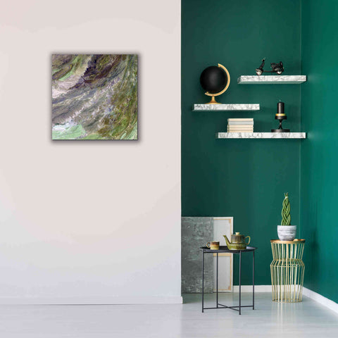 Image of 'Earth as Art: Sulaiman Mountains' Canvas Wall Art,26 x 26
