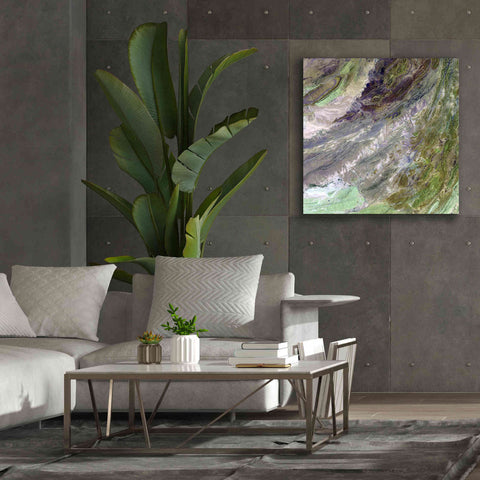 Image of 'Earth as Art: Sulaiman Mountains' Canvas Wall Art,37 x 37