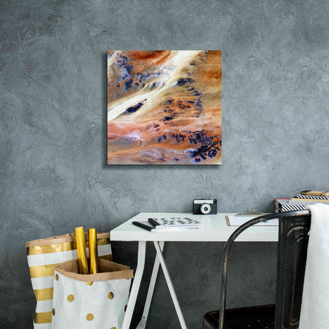 Image of 'Earth as Art: Terkezi Oasis' Canvas Wall Art,18 x 18