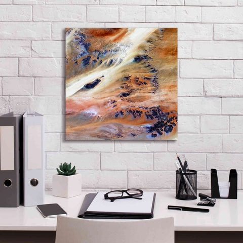 Image of 'Earth as Art: Terkezi Oasis' Canvas Wall Art,18 x 18