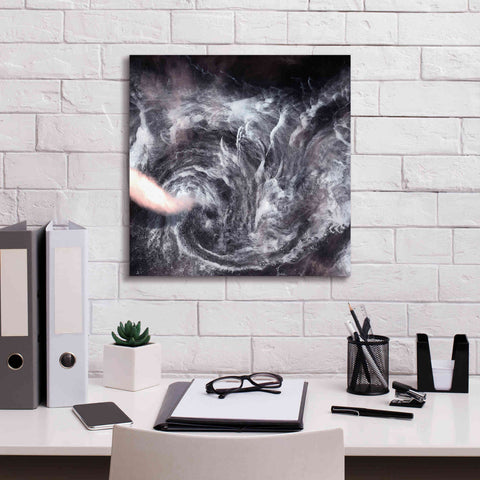 Image of 'Earth as Art: Whirlpool in the Air' Canvas Wall Art,18 x 18
