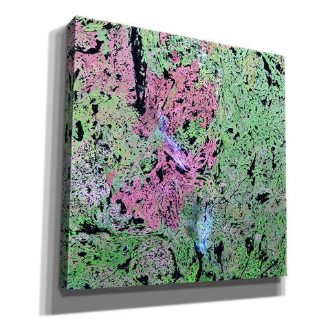 Image of 'Earth as Art: Yellowknife Wetlands' Canvas Wall Art