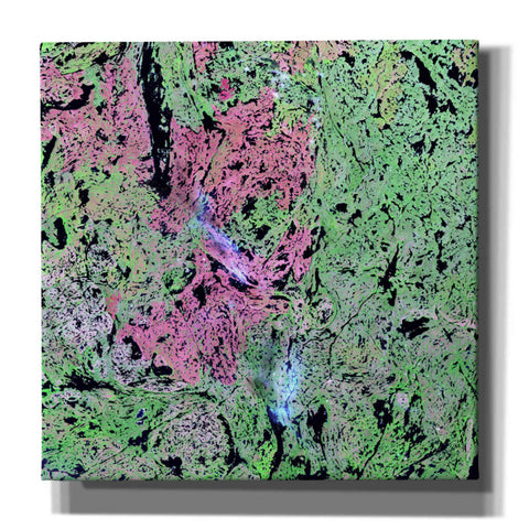Image of 'Earth as Art: Yellowknife Wetlands' Canvas Wall Art