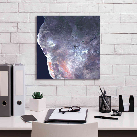 Image of 'Earth as Art: Africa ' Canvas Wall Art,18 x 18