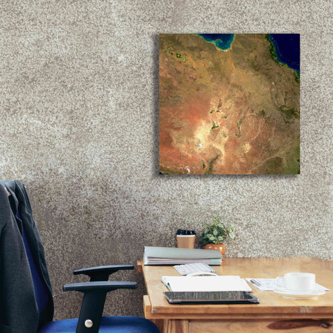 Image of 'Earth as Art: Australia ' Canvas Wall Art,26 x 26