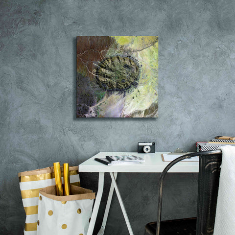 Image of 'Earth as Art: Brandberg Massif' Canvas Wall Art,18 x 18