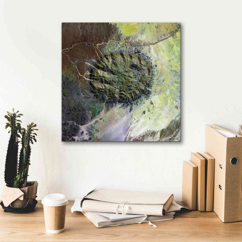 Image of 'Earth as Art: Brandberg Massif' Canvas Wall Art,18 x 18