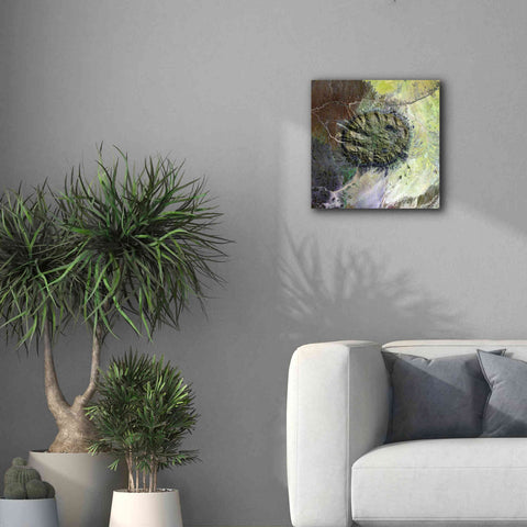 Image of 'Earth as Art: Brandberg Massif' Canvas Wall Art,18 x 18