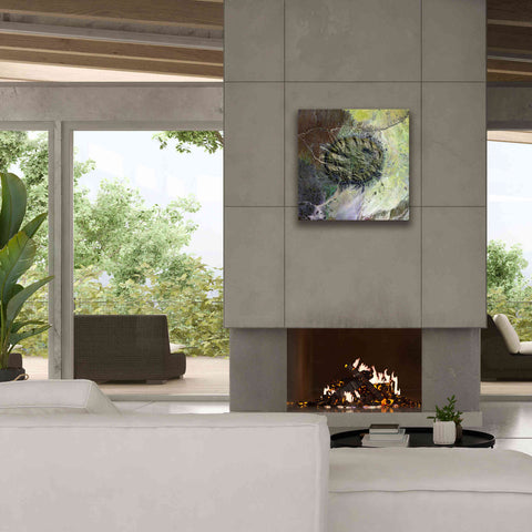 Image of 'Earth as Art: Brandberg Massif' Canvas Wall Art,26 x 26