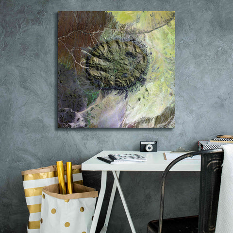 Image of 'Earth as Art: Brandberg Massif' Canvas Wall Art,26 x 26