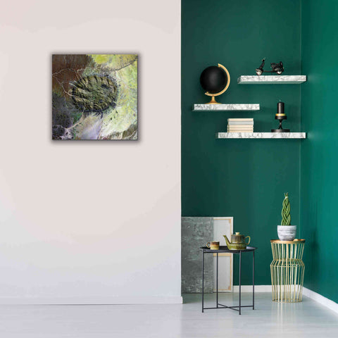 Image of 'Earth as Art: Brandberg Massif' Canvas Wall Art,26 x 26