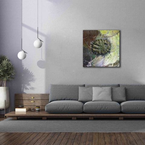 Image of 'Earth as Art: Brandberg Massif' Canvas Wall Art,37 x 37