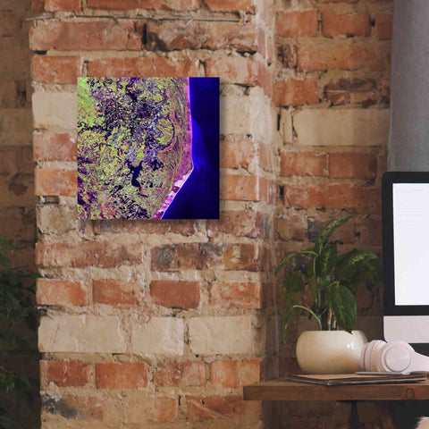 Image of 'Earth as Art: Cabo San Antonio' Canvas Wall Art,12 x 12