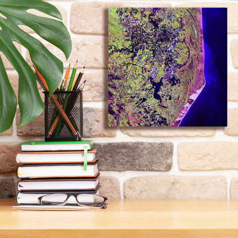 Image of 'Earth as Art: Cabo San Antonio' Canvas Wall Art,12 x 12
