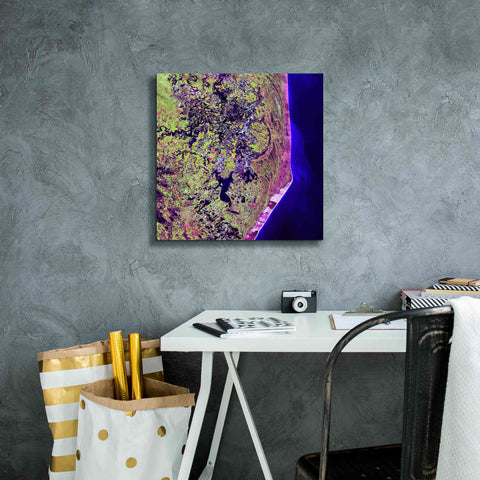 Image of 'Earth as Art: Cabo San Antonio' Canvas Wall Art,18 x 18