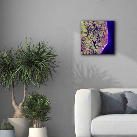 Image of 'Earth as Art: Cabo San Antonio' Canvas Wall Art,18 x 18
