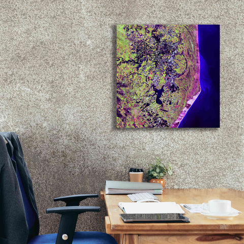 Image of 'Earth as Art: Cabo San Antonio' Canvas Wall Art,26 x 26