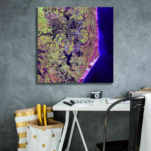 Image of 'Earth as Art: Cabo San Antonio' Canvas Wall Art,26 x 26