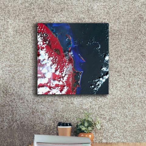 Image of 'Earth as Art: Cancun ' Canvas Wall Art,18 x 18