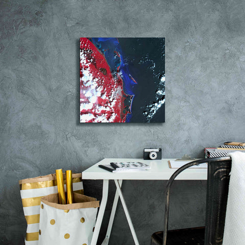 Image of 'Earth as Art: Cancun ' Canvas Wall Art,18 x 18