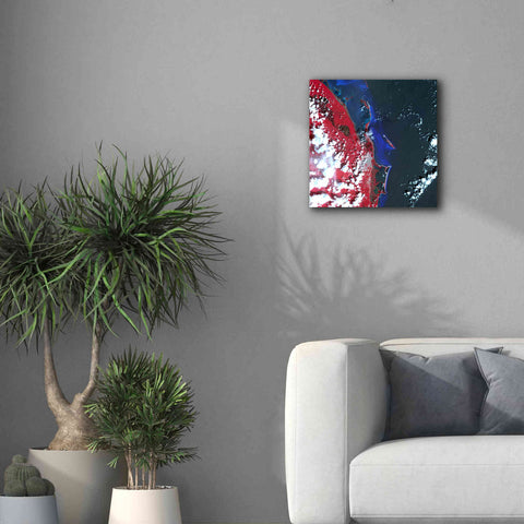 Image of 'Earth as Art: Cancun ' Canvas Wall Art,18 x 18